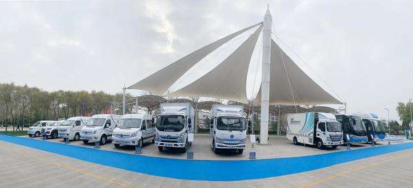 京東物流采購福田智藍新能源車，首批54台投運